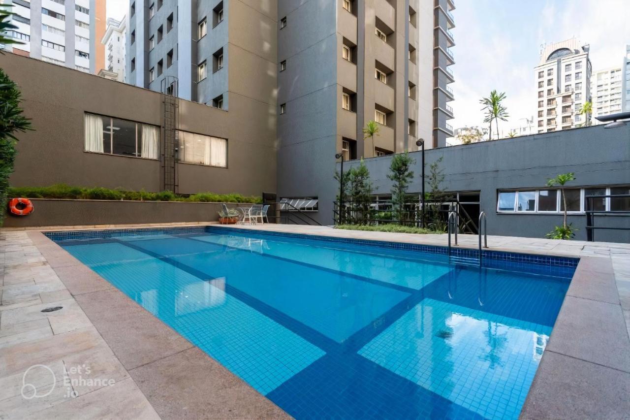 Flat Particular Em Hotel 4 Estrelas Av Paulista São Paulo Exteriör bild